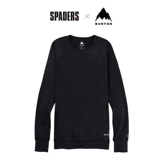 23/24BURTON软件M MDWT CREW TRUE BLACK贴身打底层速干 商品图0
