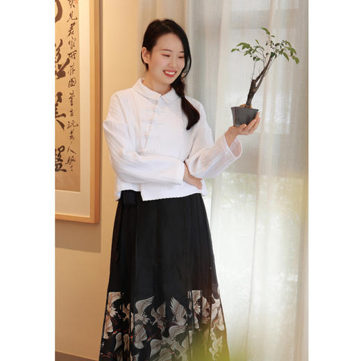 【春满人间系列】衬衫（20705091-山矾） 商品图2