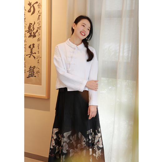 【春满人间系列】衬衫（20705091-山矾） 商品图0