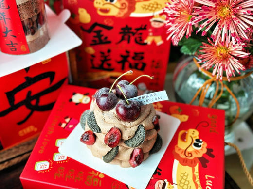 大吉大利车厘子小蛋糕，装饰水果随机搭配 商品图1