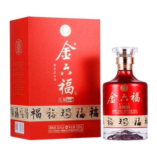 【年货节】金六福 久储福地 兼香型 50.8度 500ml*6瓶 商品图3
