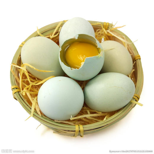 琼艺河南新鲜绿壳鸡蛋乌鸡蛋10枚装宝宝吃小鸡蛋约400克 商品图1