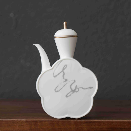 C-SM-5058 羊脂玉瓷酒壶套装（一壶六杯） 商品图2