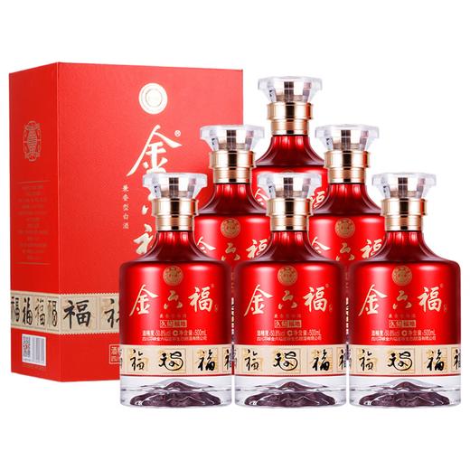 【年货节】金六福 久储福地 兼香型 50.8度 500ml*6瓶 商品图1