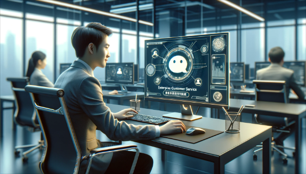 企业微信客服接待开通链接