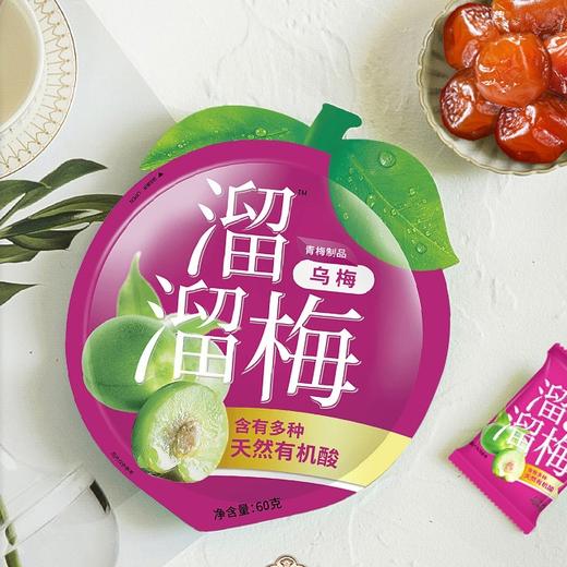 【溜溜梅】 经典休闲装梅子乌梅60g/袋 商品图0