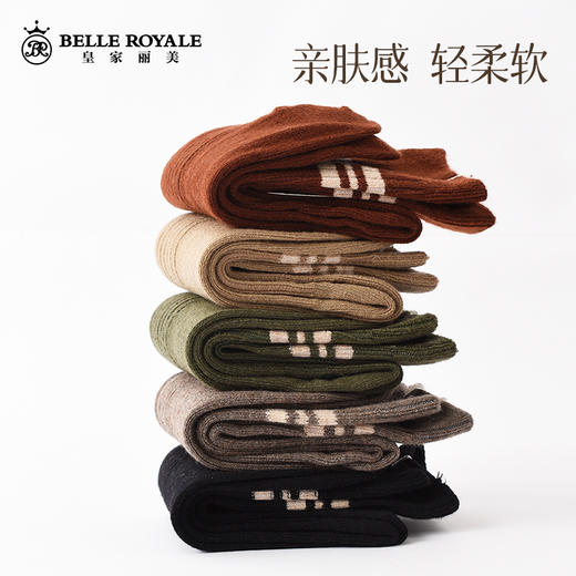 美拉德秋冬羊毛袜子女款中筒袜休闲棉袜WZM3432 商品图2