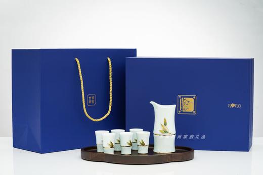 罗比罗丹 珐琅 节节高升酒具 竹报平安陶瓷轻奢时尚家居 商品图3