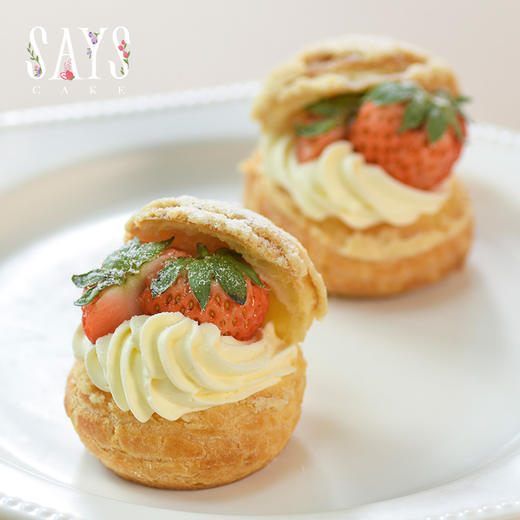 草莓泡芙派对盒子 Strawberry Cream Puff Party Box 商品图1