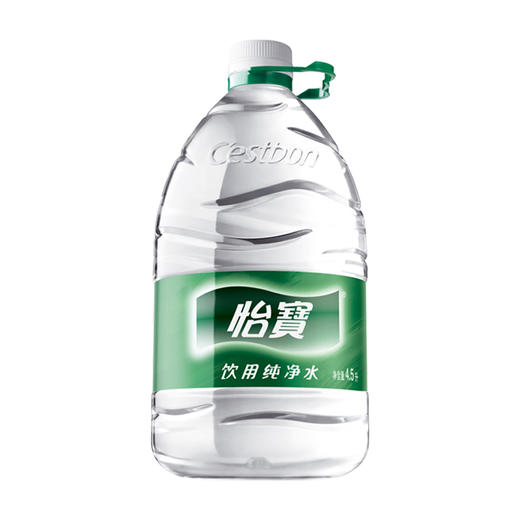 怡宝饮用水纯净水4.5L 家庭大瓶桶装非矿泉水 1桶 商品图1