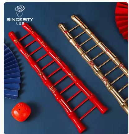 年宵系列-- 步步高升梯子摆件-招财猫 商品图3