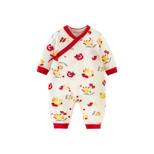 【龙年非遗联名】迷你巴拉婴儿连体衣宝宝新年红运爬服哈衣服 商品图4