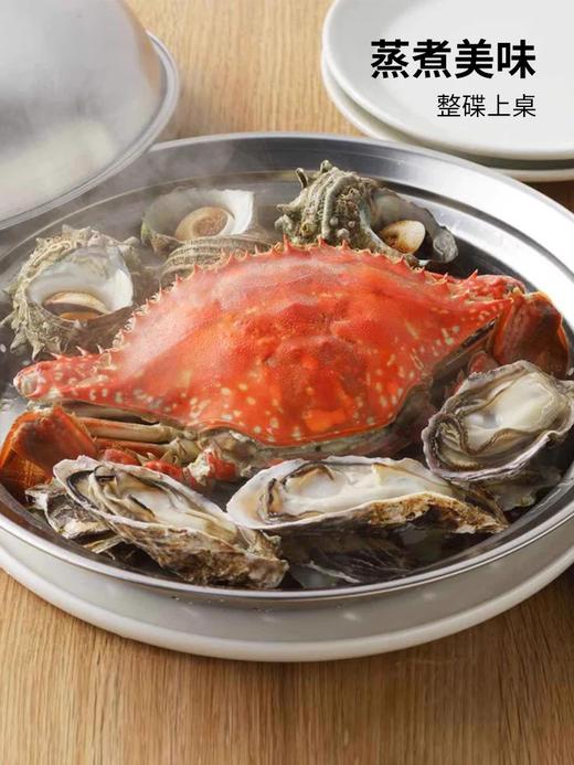 吉川日本进口雪平锅蒸笼304不锈钢蒸架厨房圆形蒸盘20CM-22CM 商品图3