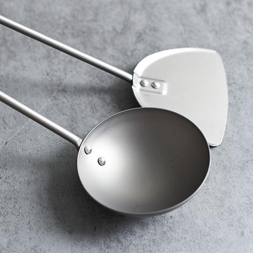 日本进口吉川超轻钛铲钛勺 家用不易生锈炒菜铲锅铲厨具 商品图3