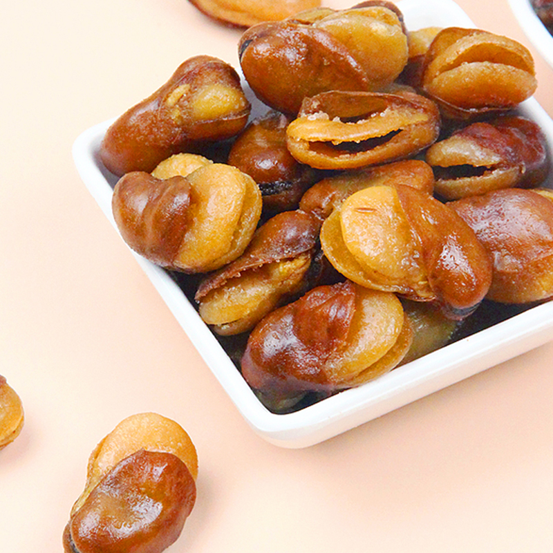 津农精品 狗屁老虎豆260g*3袋下酒菜 儿时零食油炸大豆 蚕豆 香酥