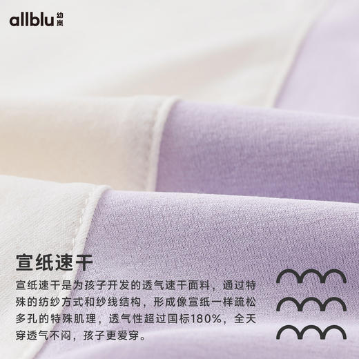 【春Vol.2-亲子款】幼岚「宣纸速干」柔软亲肤速干短袖T恤插肩袖24春新款儿童亲子款ZY 商品图4