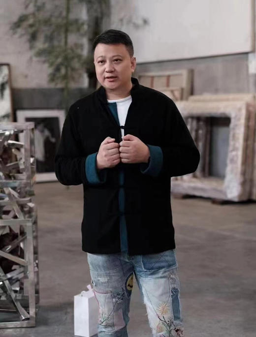 盛唐牡丹 |限量款| 新中式男士针织羊绒衫 商品图1