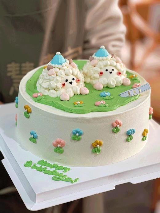 蛋糕定制—草原小羊 商品图1