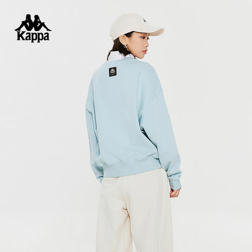 Kappa卡帕套头衫2024新款女春字母运动卫衣休闲圆领长袖K0E22WT71 商品图3