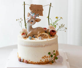 森系裸蛋糕（需提前2小时预定）鲜花装饰随机