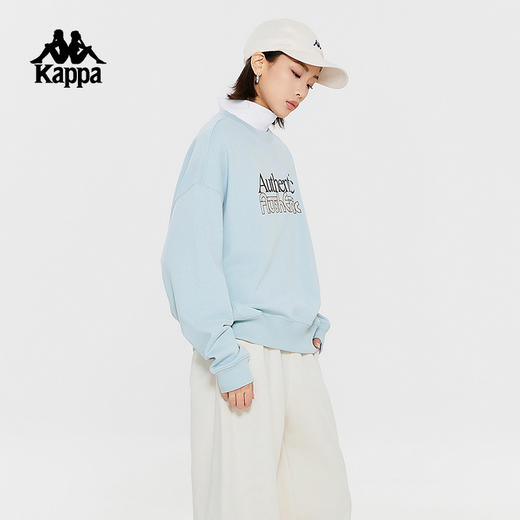 Kappa卡帕套头衫2024新款女春字母运动卫衣休闲圆领长袖K0E22WT71 商品图2