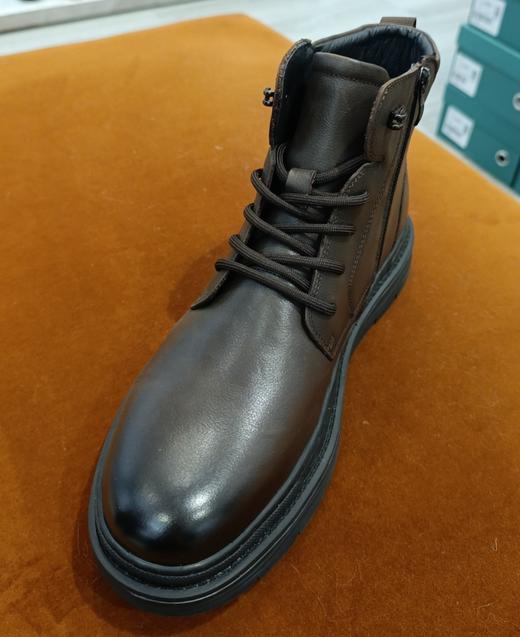 西村名物2022年冬季加绒一脚蹬时尚休闲舒适保暖男鞋X12DU45241 商品图0