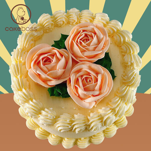 《繁花》同款 老上海奶油蛋糕  复古白脱（100%动物奶油）生日蛋糕 商品图2