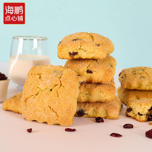 【自选专区】海鹏糕点黄油大饼干430g 商品图1