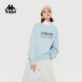 Kappa卡帕套头衫2024新款女春字母运动卫衣休闲圆领长袖K0E22WT71