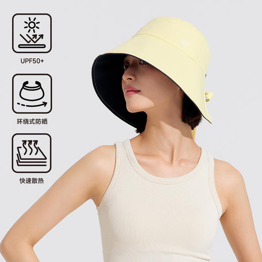 VVC零感系列哑光黑胶渔夫帽 VGM4S242 商品图1