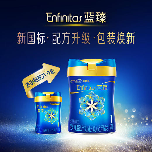 【新国标】美赞臣蓝臻婴儿配方奶粉1段820克 商品图1