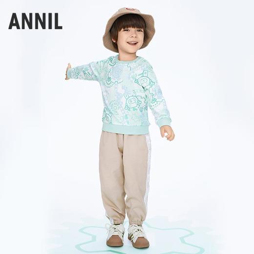 【实体店同款】男童运动休闲单裤长裤裤子新款安奈儿童装XB416535 商品图5