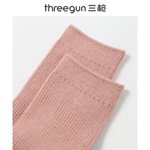 Threegun三枪 休闲长筒女袜(1双装)-90961Z131 商品图1