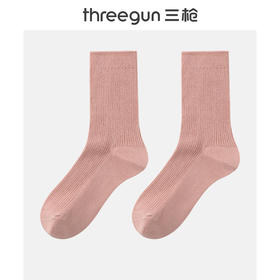 Threegun三枪 休闲长筒女袜(1双装)-90961Z131