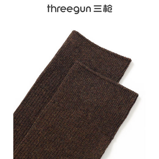 Threegun三枪 休闲长筒男袜(1双装)-91307Z031 商品图5
