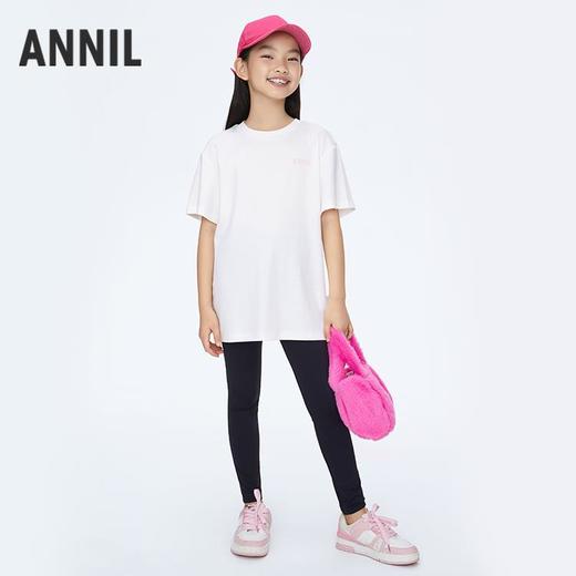【实体店同款】女童高弹力针织打底裤新款安奈儿童装AG416523 商品图3