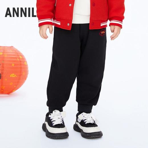 【实体店同款】男童简约百搭运动单裤裤子新款安奈儿童装XB416530 商品图1