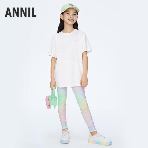【实体店同款】女童高弹力针织打底裤新款安奈儿童装AG416523 商品图4