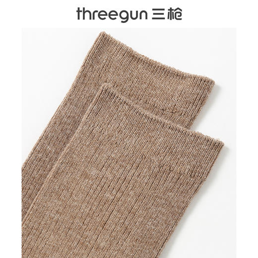 Threegun三枪 休闲长筒女袜(1双装)-90961Z131 商品图11
