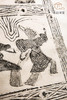90年代老拓原装老装裱古砖人物拓片 商品缩略图7