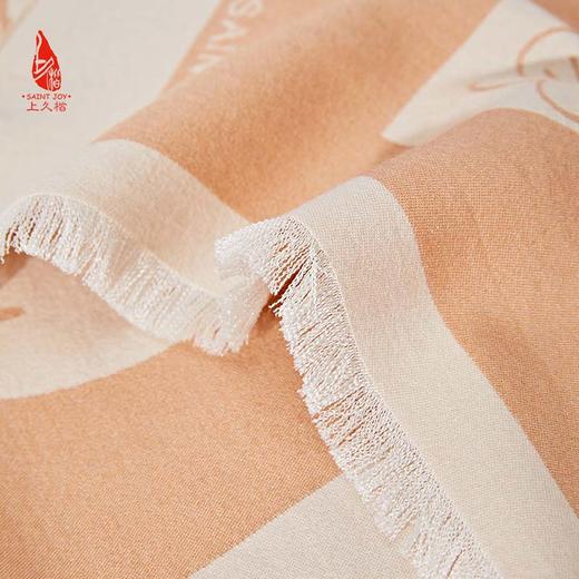 SAINTJOY/上久楷 丝毛围巾  丝毛长巾 桃韵添兽  CJS23058 商品图13