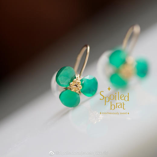 SpoiledBrat Jewelry三瓣花耳夹 商品图2