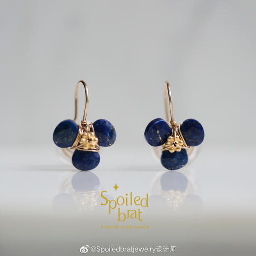 SpoiledBrat Jewelry三瓣花耳夹 商品图3