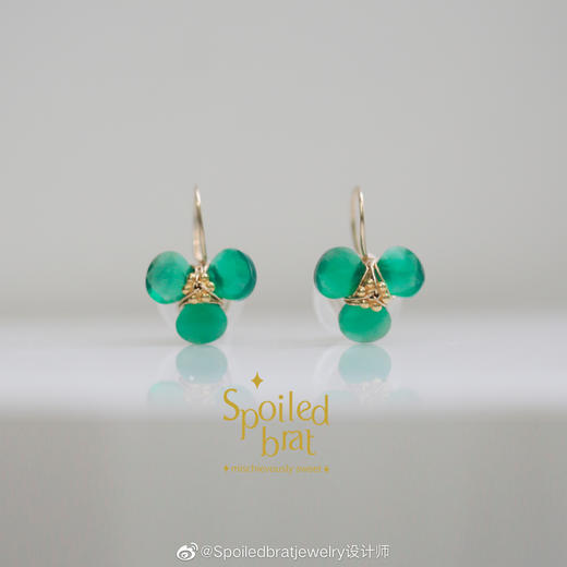 SpoiledBrat Jewelry三瓣花耳夹 商品图1