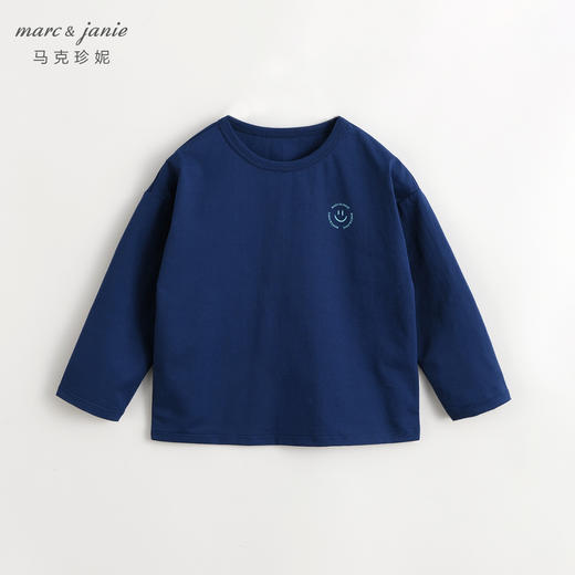 【速干防晒】马克珍妮男女童亲肤棉感运动T恤儿童春装上衣240295 商品图4