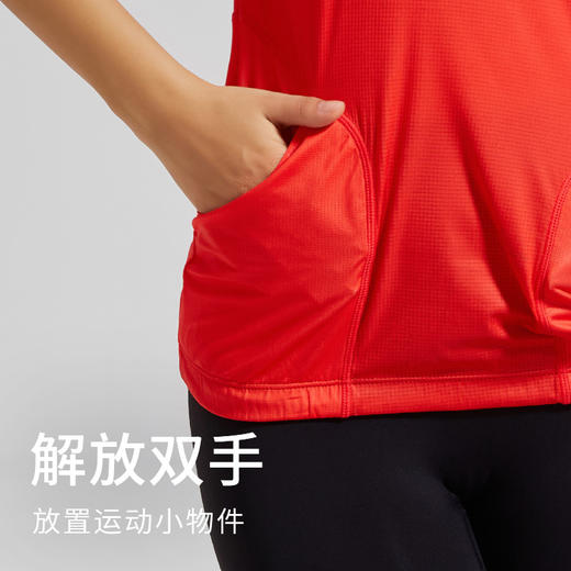 拉链短袖带口袋跑步运动马拉松户外透气上衣健身吸汗立领 商品图3