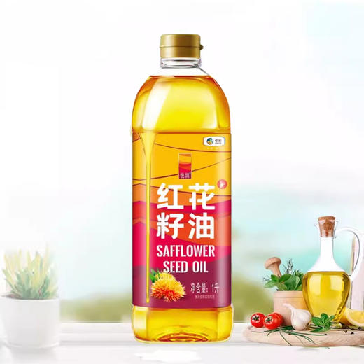 【2025.11.28到期介意慎拍】中粮悦润红花籽油1L 商品图0