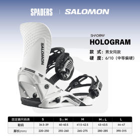 25/27SALOMON固定器HOLOGRAM白