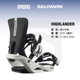 25/26SALOMON固定器RHYTHM黑 JR