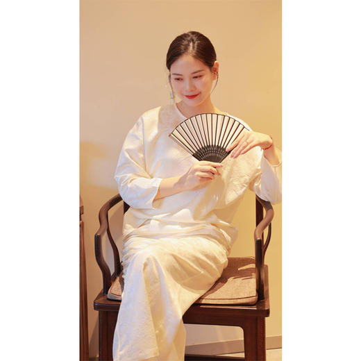 【抖音专属】【春思系列】套头衫(24708140-凝脂) 商品图4